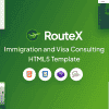 RouteX – Immigration and Visa Consulting HTML5 Template