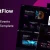 EventFlow – Event & Conference Organization React NextJS Template