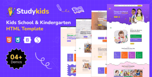 Studykids – Kindergarten School HTML Template
