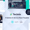 Technix – Technology & IT Solutions React Next js Template