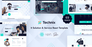 Technix – Technology & IT Solutions React Next js Template