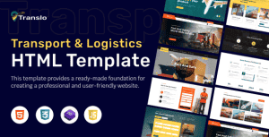 Translo – Transport and Logistics Html Template