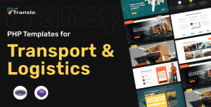 Translo – Transport and Logistics PHP Template