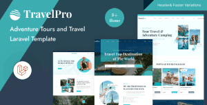 TravelPro – Adventure Tour and Travel Agency Laravel 11 Template