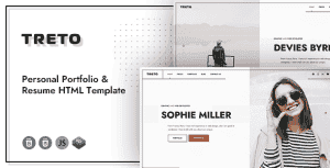 TRETO – Personal Portfolio Template