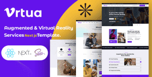 Vrtua – Augmented & Virtual Reality Services Next js Template