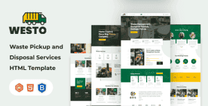Westo – Waste Disposal Services HTML Template