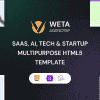 WETA – SaaS, Ai, Tech & Startup Multipurpose HTML5 Template