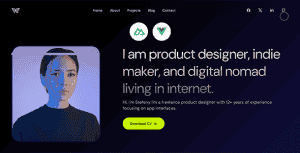 Wize – Creative Personal Portfolio Nuxt js Template
