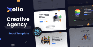 Xolio – Creative Agency & Portfolio React Template