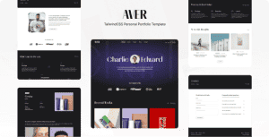 Aver – TailwindCSS Personal Portfolio and Blog Template