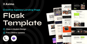 Aximo – Flask – Creative Agency Bootstrap Template