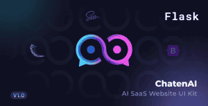 ChatenAi – Flask – AI SaaS Website + Dashboard UI Kit