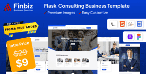 Finbiz – Flask – Consulting Business Template