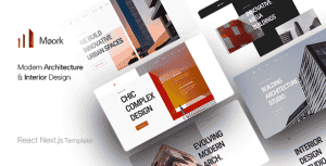 Moork – Architecture & Interior Design React NextJS Template