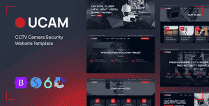 Ucam — CCTV Security Camera Website Template