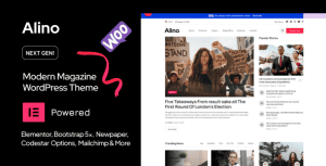 Alino – Personal Blog WordPress Theme