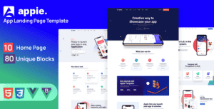 Appie – Vue JS App Landing Page