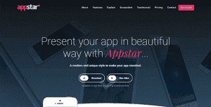 AppStar – App Landing Page