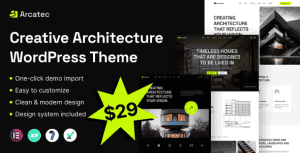 Arcatec – Architecture & Interiors WordPress Theme