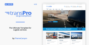 TransPro – Transport & Trucking Logistics Joomla Template