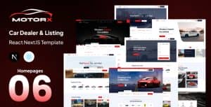 Motorx – Car Dealer & Listing React NextJS Template