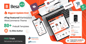 Besa – Elementor Marketplace WooCommerce Theme