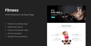 Fitness – GYM Unbounce Template