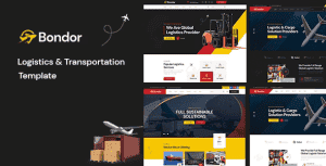 Bondor – Logistics & Transportation HTML Template