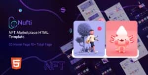 Nufti – NFT Marketplace HTML Template