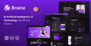 Braine – Digital AI WordPress Theme