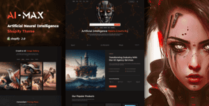 AI Max – AI Games, Apps & Tools Store Shopify Theme