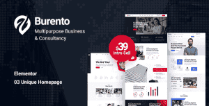 Burento – Multipurpose Business WordPress Theme + RTL