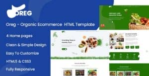 Oreg – Organic Shop HTML Template