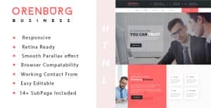 Orenburg – Business Consulting and Professional Services HTML Template