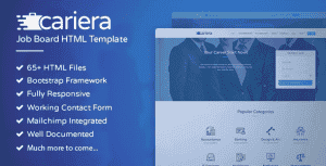 Cariera – Job Board HTML Template