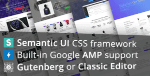 Chap – WordPress theme using Semantic UI