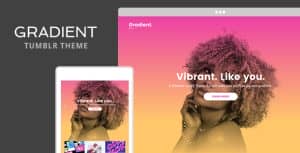 Gradient Tumblr Theme
