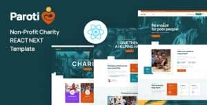 Paroti – React Next Non Profit Charity Template