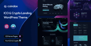Coindox – ICO & Crypto Landing WordPress Theme