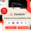 Constim – Industrial, Industry & Factory WordPress Theme