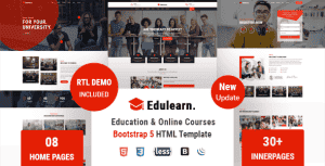 Edulearn – Education HTML Template