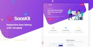 SaasKit – Saas Startup HTML Template