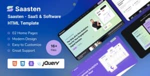 Saasten – SaaS & Software HTML Template
