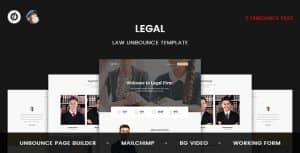 Legal – Law Unbounce Template