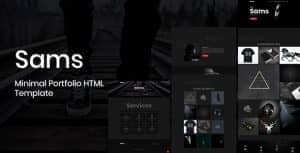 Sams – Minimal Portfolio HTML Template