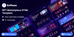 Enfhess – NFT Marketplace HTML Template
