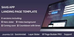 Lyra – Joomla 5 SaaS App Landing Page Template
