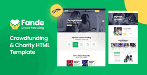 Fande – Crowdfunding & Charity HTML5 Template