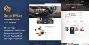 Smartman – Handyman Renovation Services HTML Template